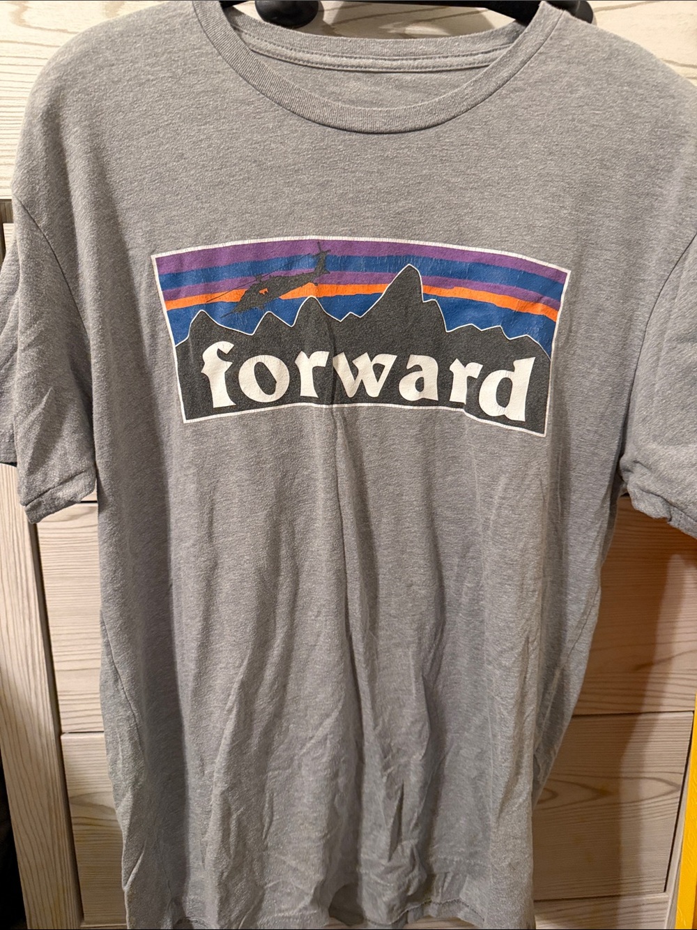 Forward Graphic Short Sleeve Tee in Grey